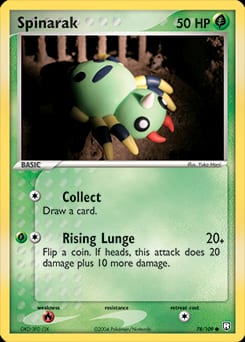 Team Rocket Returns Spinarak #78 card
