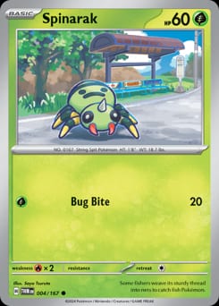 Twilight Masquerade Spinarak #4 card