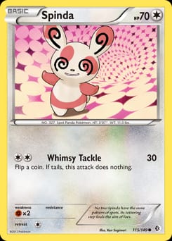 Boundaries Crossed Spinda #115 card