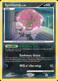 2009 Arceus Spiritomb #32 card