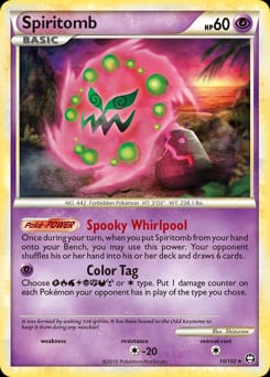 2010 HS—Triumphant Spiritomb #10 card