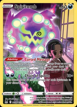 Lost Origin Trainer Gallery Spiritomb #TG09 card