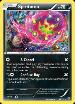 2014 Phantom Forces Spiritomb #55 card