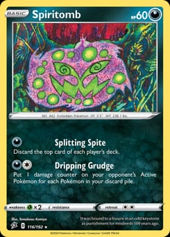 Rebel Clash Spiritomb #116 card