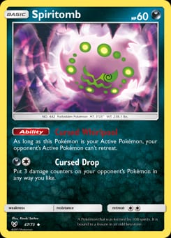 Shining Legends Spiritomb #47 card