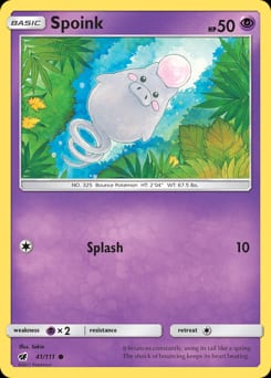 Crimson Invasion Spoink #41 card
