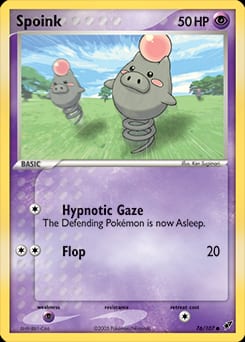 Deoxys Spoink #76 card