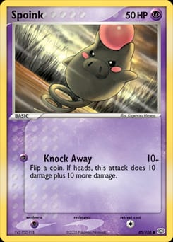 Emerald Spoink #65 card