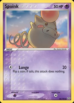 Emerald Spoink #66 card