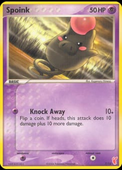 EX Trainer Kit 2 Plusle Spoink #7 card