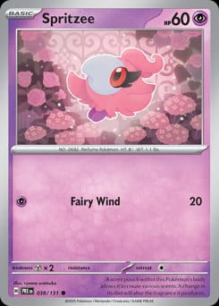 Prismatic Evolutions Spritzee #38 card