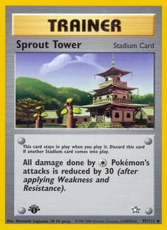 Neo Genesis Sprout Tower #97 card