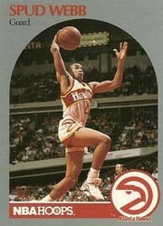 1990-91 Hoops Base Set Spud Webb #35 card