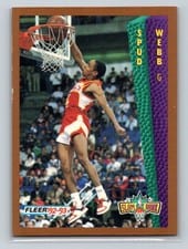 1992-93 Fleer Base Set Spud Webb #278 card