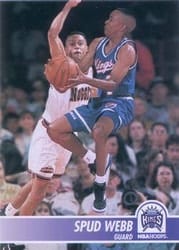 1994-95 Hoops Base Set Spud Webb #189 card