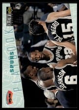 1996-97 Collector's Choice Base Set Spurs Playbook #390 card