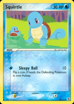 2004 FireRed & LeafGreen Squirtle #82 card