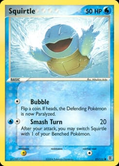 2004 FireRed & LeafGreen Squirtle #83 card