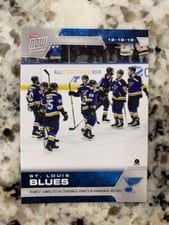 2019 Topps Now NHL Stickers St. Louis Blues #100 card