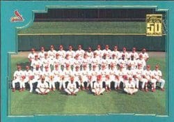 2001 Topps Base Set St. Louis Cardinals #778 card