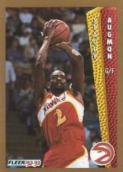 1992-93 Fleer Base Set Stacey Augmon #1 card
