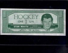 1962 Topps Hockey Bucks Stan Mikita card