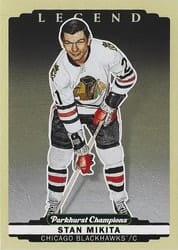 2022-23 Parkhurst Champions Base Set Stan Mikita #343 card