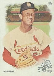 2019 Topps Allen & Ginter Base Set Stan Musial #64 card