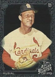 2019 Topps Allen & Ginter X Base Set Stan Musial #64 card