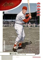 2020 Panini Absolute Base Set Stan Musial #61 card