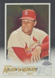 2020 Topps Allen & Ginter Chrome Base Set Stan Musial #131 card