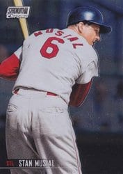 2021 Stadium Club Chrome Base Set Stan Musial #137 card