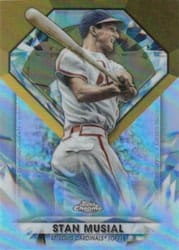 2022 Topps Chrome Update Diamond Greats Die-Cuts Stan Musial #DGC-49 card