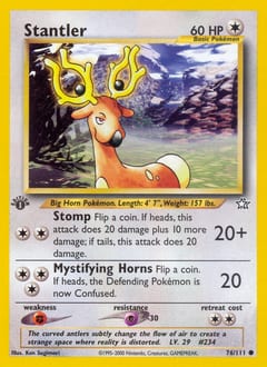Neo Genesis Stantler #76 card