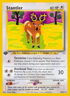 Neo Revelation Stantler #38 card