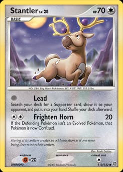 Secret Wonders Stantler #113 card