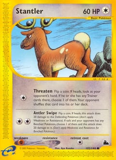 Skyridge Stantler #102 card