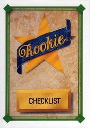 1989 Upper Deck Base Set Star Rookies Checklist #27 card