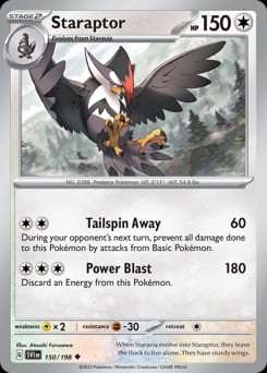 Scarlet & Violet Staraptor #150 card