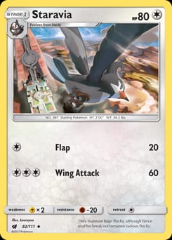 Crimson Invasion Staravia #82 card