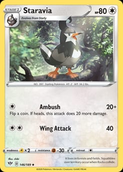 Darkness Ablaze Staravia #146 card