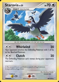 Diamond & Pearl Staravia #64 card
