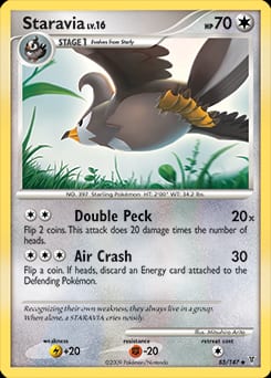 Supreme Victors Staravia #85 card