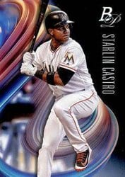 2018 Bowman Platinum Base Set Starlin Castro #78 card