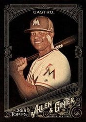 2018 Topps Allen & Ginter X Base Set Starlin Castro #339 card
