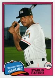 2018 Topps Archives Base Set Starlin Castro #209 card