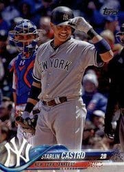 2018 Topps Base Set Starlin Castro #109 card