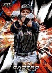 2018 Topps Fire Base Set Starlin Castro #106 card