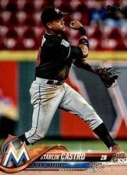 2018 Topps Update Base Set Starlin Castro #US136 card