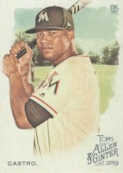 2019 Topps Allen & Ginter Base Set Starlin Castro #36 card